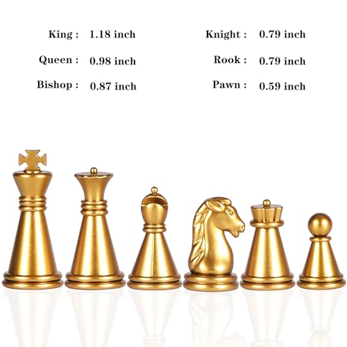 5" Mini Chess Set Travel Board Game with Magnetic Folding Chess Board Portable and Store Chess Pieces Pocket Chess Games for Kids and Adult,Easy to Carry