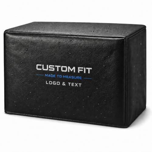 Custom Insulated Equipment Cover, Silver Oxford Fabric, Made to Measure | Made to measure with thermal lining, water-resistant surface, optional zipper access, and logo or text customization - color: PU Leather Dust Cover