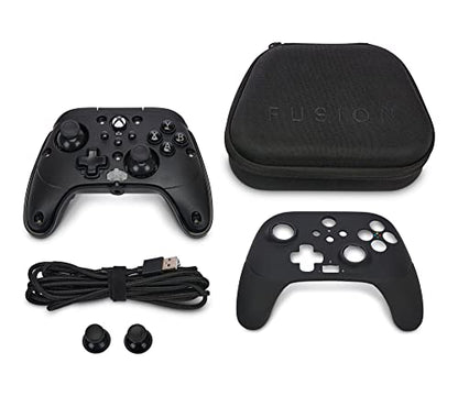 PowerA FUSION Pro 3 Wired Controller for Xbox Series X|S, Xbox One, Mappable Advanced Gaming Buttons, Xbox Controller, Trigger Locks, Black, Officially Licensed for Xbox - style: FUSION Pro 3