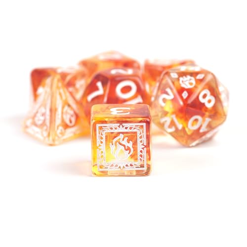 D&D Adventure Dice (Sorcerer Class: Orange) - style: Sorcerer Class: Orange