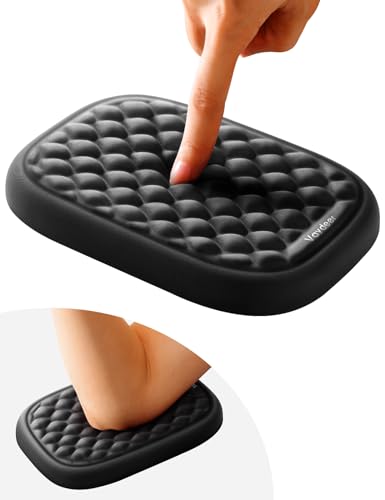 Vaydeer Ergonomic Wrist Rest Pad, 2 Pcs Armrest Pad Elbow Rest Padded, Relieve Elbow Pain Computer Arm Rest Wrist Support Cushion Mouse Pad for Desk Office Gaming - color: Black