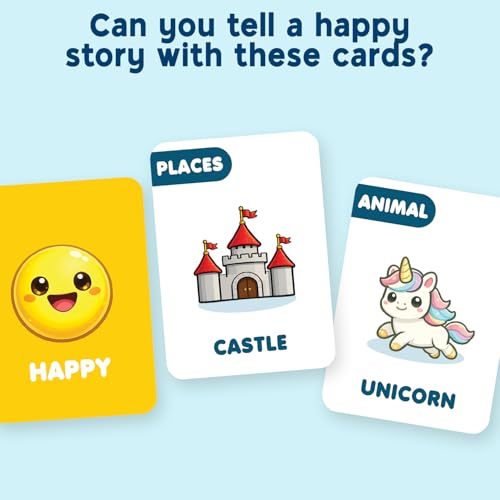 Junior Storyteller, Conversation Card Game for Kids 4-8, Speech Therapy Toy | Fun Learning Activity & Educational Game for Kids, Speech Therapy Resource, Special Education & Preschool Classroom Must Have