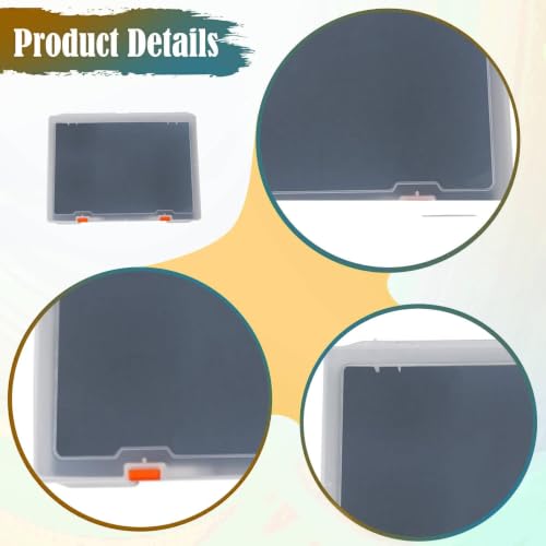 kowaku 1/64 Miniature Figure Storage Box Protection Box Foam Layer Dustproof Reliable Shockproof Travel Case Action Figure Container , Translucent 2 Tier - color: Translucent 2 Tier