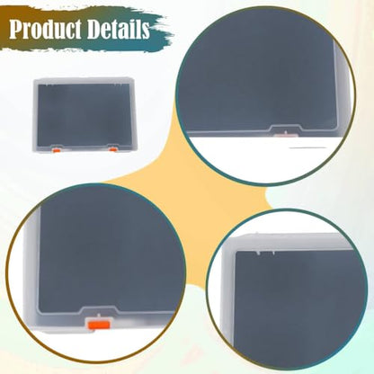 kowaku 1/64 Miniature Figure Storage Box Protection Box Foam Layer Dustproof Reliable Shockproof Travel Case Action Figure Container , Translucent 2 Tier - color: Translucent 2 Tier