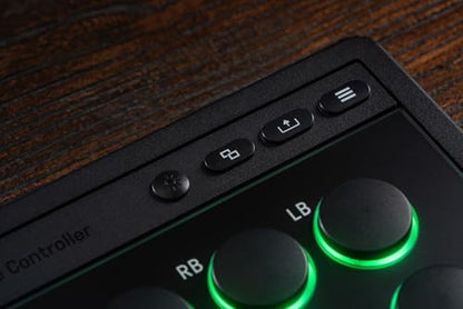 8BitDo All-Button Arcade Controller for Xbox Series X|S, Xbox One & PC, 2.4G Wireless, Low-profile Mechanical Switches, Programmable Buttons, Hot-swappable PCB, RGB Lighting - Officially Licensed