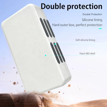 ONETIAOLONG Switch Game Case Holder for Switch 2 & OLED & Lite with 72 Cartridge Slots and 144 Micro SD Card Storage with Magnetic Closure,Protective Hard Shell and Soft Lining for Easy carrying - color: White, style: 72-slots