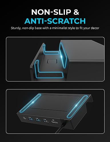 SABRENT Docking Station Compatible with Steam Deck, 7-in-1 Dock with M.2 SSD Slot, HDMI 2.0 4K@60Hz, Gigabit Ethernet, Dual USB-A 3.2 and Single USB 2.0 Ports with 90W USB-C Charging Port - size: Dock with M.2 Slot