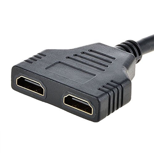 HD/MI Switcher Male to Female HD/MI Splitter Multi Port Adapter | 1 in 2 Out for Tv Hd 1080p TV Adapters Cable 3 Port for DVD Player, Game Console, LCD Monitor, PC, HDTV, Cable Box, Projector