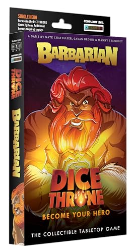 Dice Throne Box Game - Strategic Dice & Card Battler (Barbarian) - style: Barbarian