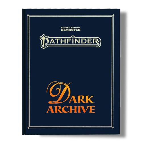 Pathfinder Dark Archive Remastered Special Edition - Faux Leather Deluxe | 2 New Classes Psychic & Thaumaturge | Second Edition RPG Paranormal Guide