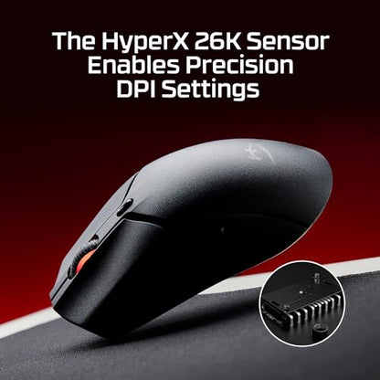 HyperX Pulsefire Haste 2 Mini – Wireless Gaming Mouse for PC Compact Lightweight Bluetooth 2.4GHz Black - color: Black, size: Wireless, style: Pulsefire Haste 2 Mini