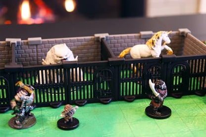 Dirt Cheap Dungeons - Jail Cell Kit | Modular & Customizable | Injection-Molded for Superior Durability | TTRPG Accessories for D&D, Daggerheart, & Tabletop Gaming