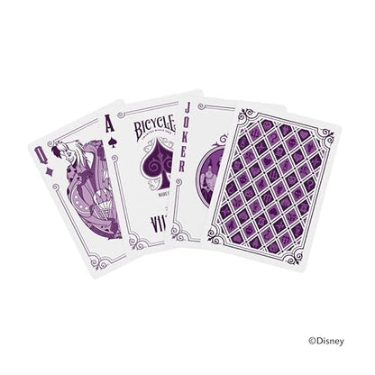 Bicycle Disney Villains Special Edition Playing Cards - Collectible Deck of Cards for Kids Card Games Featuring Characters from Peter Pan, Hercules, Lion King, 101 Dalmatians and More