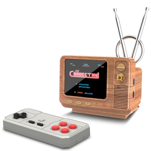Mini TV Retro Handheld Game Console -JALECO Licensed Classic Games, Portable Gaming Toy with TF Card to Expand 80s 90s Games, Support Two Players & Game Save, Ideal Gift for Boys Girls