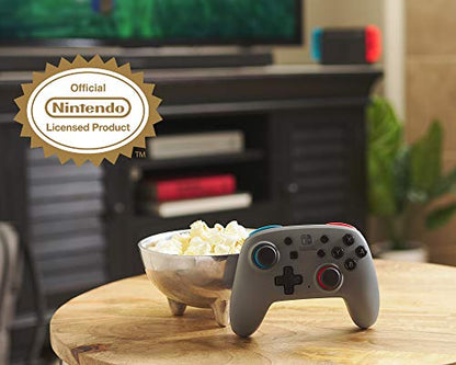 PowerA Nano Enhanced Wireless Controller for Nintendo Switch - Grey-Neon - color: Gray