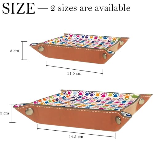 Colorful Dogs Paws Dice Tray Dice Rolling Tray Folding Dice Holder for Dice Games, Like RPG, DND and Other Table Games - color: Multi 15