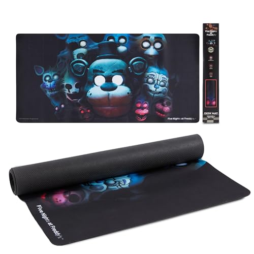 Culture Fly Large Gaming Mouse Pad (31" x 15") - Harry Potter Extended XL Computer Desk Mat, Cool Anime Keyboard Deskmat, Big Desktop Deskpad for Gamer, Long Oversized PC Mousepad for Laptop - color: Five Nights