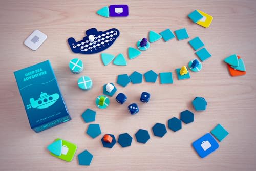 Oink Games Deep Sea Adventure Boost, Push-Your-Luck Family Board Game | 2–6 Players, Ages 8+, Portable Travel-Friendly Edition with Strategic Ocean Treasure Hunt and Replayability