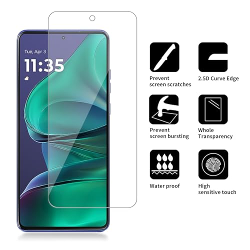 4 Pack Glass Screen Protector for Motorola Moto G Stylus 2025/2026 | XT2517 [9H Hardness]-HD Screen Tempered Glass, Scratch Resistant,Easy Install [Case Friendly] - size: Moto G Stylus 2025 / 2026