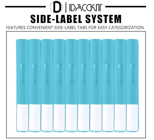 D DACCKIT Card Binder 16 Pocket - Fits 1024 Cards，4X4 Ringless Card Album with Sleeves for Trading Cards & Sports Cards（Model A，Classic Turquoise） - color: Turquoise