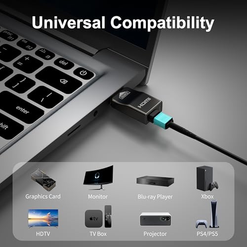 8K Detachable Full Fiber Optic Armored HDMI 2.1 Cable, 48Gbps, 165FT | Full Fiber Optic Design Reduces EMI vs Copper Cables; Replace the Module Without Replacing the Entire In-Wall Cable - size: 165FT