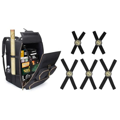 ENHANCE Tabletop Board Game Backpack + Board Game Bands - Bundle
