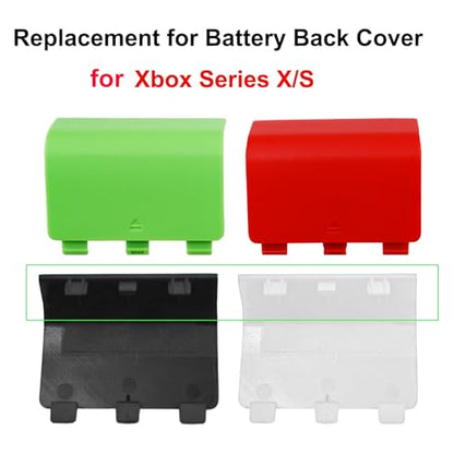 Anglepingping 4 Pack Battery Back Cover Replacement for Xbox Series X/S Controller,Battery Door Shell Compatible with Xbox Series X/S Controller [Not Fit Xbox One/One X/S](Random Color) - color: Random Colar