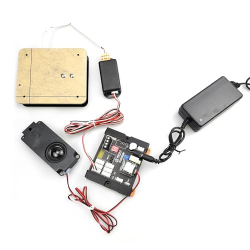 Escape Room Props Puzzles Scale Sensor Put The Right Weight on Scale Sensor to Open 12V Electromagnetic Locks for Room Escape and Exit Game Owners (No Audio) - style: No Audio