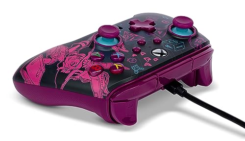 PowerA Enhanced Wired Controller for Xbox Series X|S - Tiny Tina's Wonderlands, Xbox Controller with Detachable 10ft USB Cable, Mappable Buttons and Rumble Motors, Officially Licensed for Xbox - color: Tiny Tina's Wonderlands