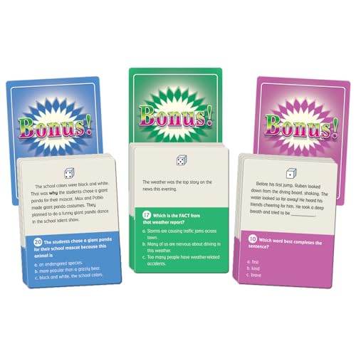 Really Good Stuff Comprehension Game Trio, Grades 2-3 | Cause and Effect, Fact or Opinion & Context Clues, ELA Reading Activity, Homeschool Supplies - size: Grades 2-3, style: Cause and Effect, Fact Or Opinion & Context Clues