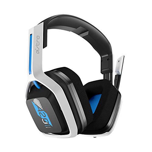 ASTRO Gaming Logitech G A20 Gen 2 Wireless Headset PlayStation - White/Blue | Compatible with PlayStation 5, PlayStation 4, PC, Mac - style: PS5, PS4, PC/Mac