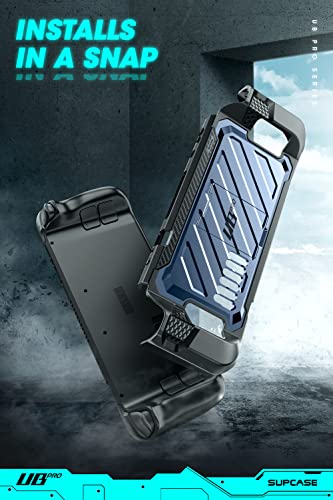 SUPCASE for Steam Deck 2022 Case with Kickstand (Unicorn Beetle Pro), [Military-Grade Protection] [Ergonomic Design] Dockable Integrated Cover Accessories for Steam Deck OLED 2023, Tilt | Built-in Kickstand, Military-Grade Protection, Ergonomic Design, Do