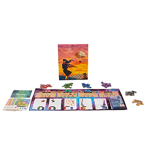 Canvas Board Game – Strategic Card Crafting Game for 1–5 Players | Create stunning works of art with Canvas using innovative transparent cards.