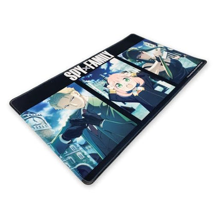 KESS: Spy x Family: Playmat - The Forgers - 23.75 x 13.5 Neoprene, Non-Slip, Tabletop Accessory, Protection, Card-Board-Dice-RPG Games, Mouse Pad - style: The Forgers