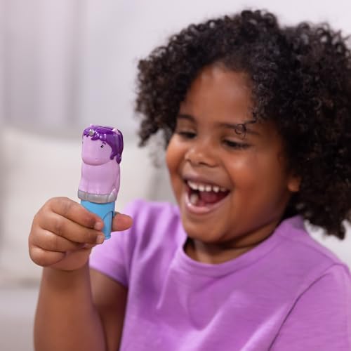 Melissa & Doug Sticker Wow!™ 24-Page Activity Pad and Sticker Stamper, 300 Stickers, Arts and Crafts Fidget Toy Collectible Character – Purple Unicorn - for Kids Ages 3+ - FSC Certified
