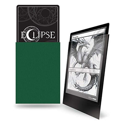 Ultra Pro E-15617 Eclipse Standard Matte Sleeves 100 Pack-Forest Green - color: Forest Green