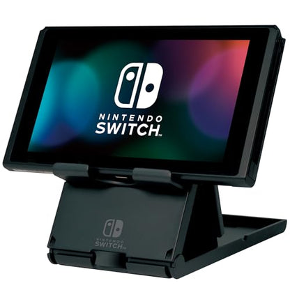 HORI Compact Playstand for Nintendo Switch Officially Licensed by Nintendo, Adjustable - style: Black