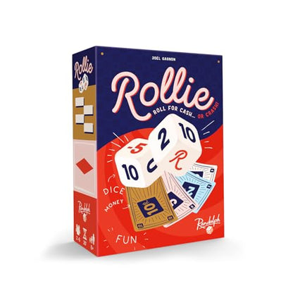 Randolph Rollie | Press Your Luck Dice Rolling Card Game for Kids, Teens, & Adults | Roll for Cash or Crash | Quick & Easy Party Game for Family Night Fun | 2-6 Players | Ages 8+ | 20 Min