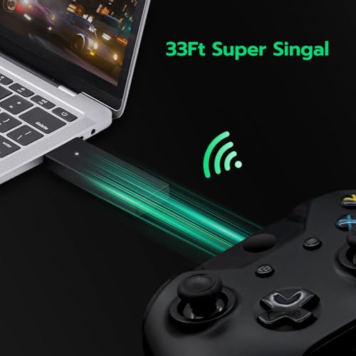 Mcbazel Wireless Adapter for Xbox Controller, Wireless Gaming Adapter for Xbox One, One X/S, Elite 2, Series X/S, Xbox Controller, Compatible with PC, Windows 11/10/8/8.1/7 (USB 2.0/3.0)