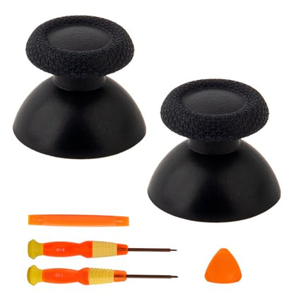 TOMSIN Joystick Replacement for PlayStation Portal, Original Thumbsticks Analog Thumb Sticks Parts with Tool for PS5 Portal (2PCS) - Black