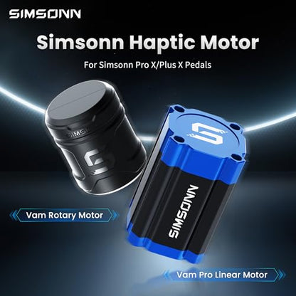 SIMSONN Racing Simulator Pedals Vibration Motor Module Haptic Pedals Reactor (2PCS vam pro set) - color: 2PCS vam pro set