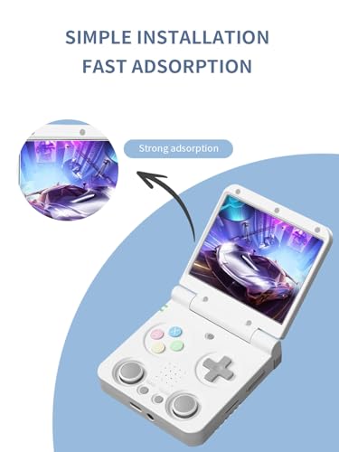 [3 Park] Screen Protector for Miyoo Flip V2/Flip Handheld Game Consoles Tempered Glass Film, Screen Protector for Miyoo Flip V2/Flip Handheld Gaming Anti-Scratch & Sensitive & 9H Hardness