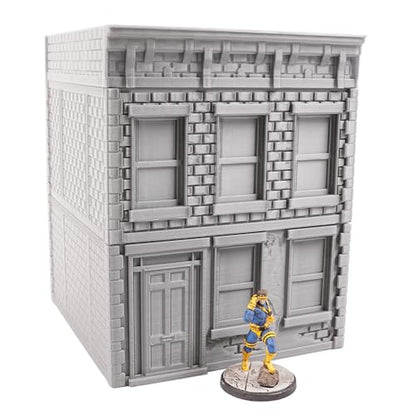 Apartment Building - Tabletop Terrain by Corvus Terrain Compatible with MCP 32mm