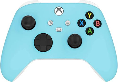 Custom Controllerzz Wireless Controller for Microsoft Xbox Series X/S & Xbox One - Custom Soft Touch Feel - Custom Xbox Series X/S Controller (X/S Baby Blue) - color: X/S Baby Blue