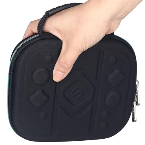 sisma Carry Case Compatible with Nintendo Switch 2 Joy-Con & Straps, Buttons & Joysticks Full Protection, Hard Shell Joycon Compact Pouch Travel Storage Case, Black - color: Black - Fits Joy-Con 2 & Straps
