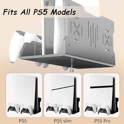 BYDEVAN Compatible with PlayStation 5 Wall Mount Shelf