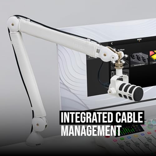 RØDE PSA1+ Professional Studio Arm with Spring Damping and Cable Management (Green) | Parallelogram Spring Design, Supports 94g-1.2kg, 37 Horiz and 34 Vert, Includes Clamp, Desk Insert and 3/8→5/8 Adapter - color: Green, style: PSA1+