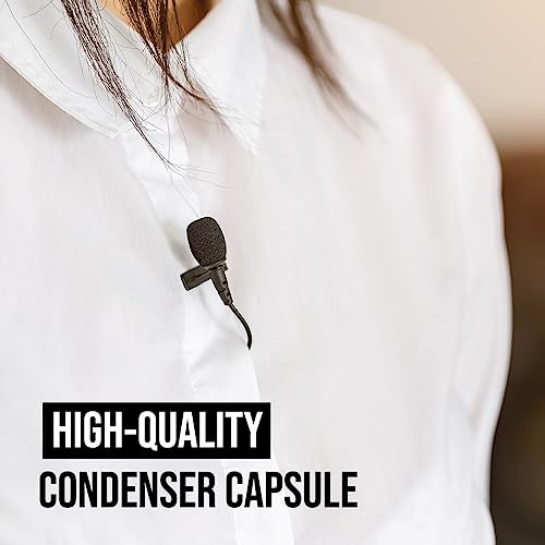 Rode Lavalier GO Professional Wearable Microphone,Black - color: Black