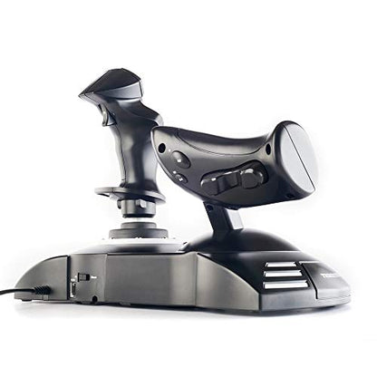 Thrustmaster T-Flight Hotas One Flight Stick & Throttle - XBOX & PC | Detachable design, Officially licensed, adjustable resistance, responsive trigger, 14 programmable buttons, dual rudder - style: Black Xbox Series X/S | PC