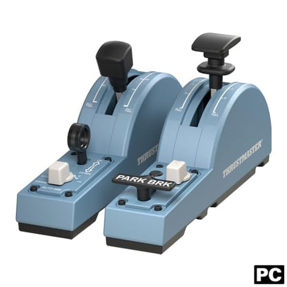 Thrustmaster TCA Quadrant Add-On Airbus Edition Control Panel - PC | 15 functions, flaps & speed brake, landing gear, trim, autobrake, 2 axes, 10 buttons, magnetic sensors, non-slip feet - style: Quadrant Add On